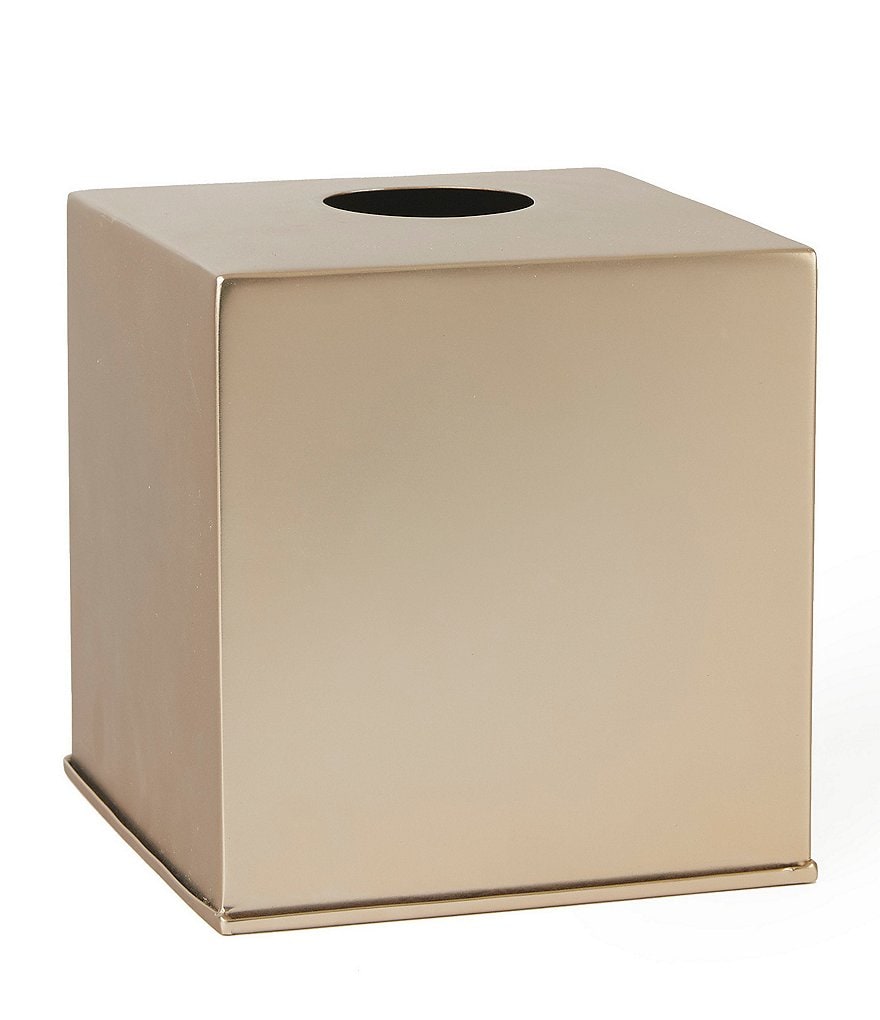 Luxury Hotel Plaza Swirl Collection Metal Tissue Cover