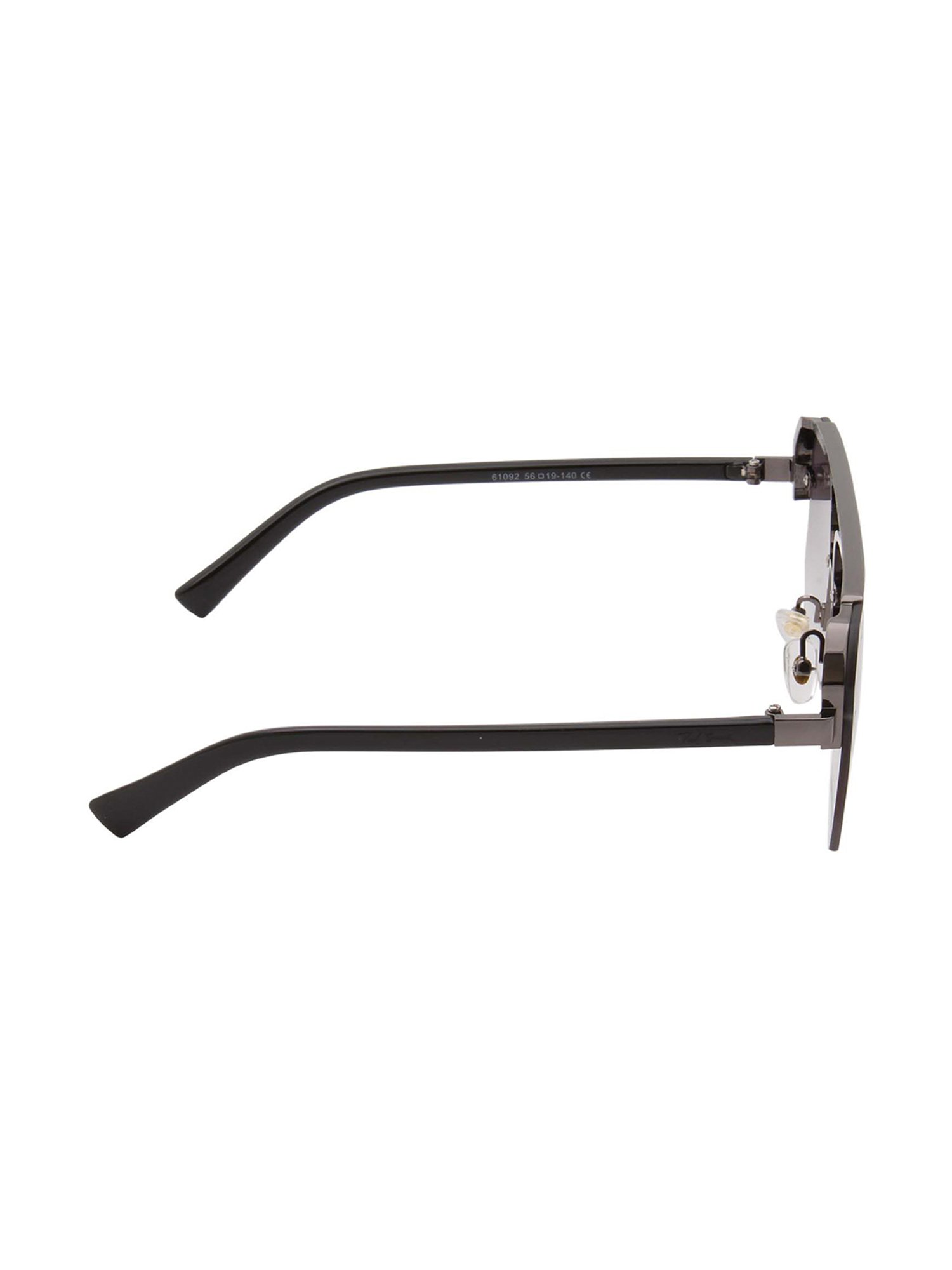 Ted Smith Grey Aviator UV Protection Unisex Sunglasses