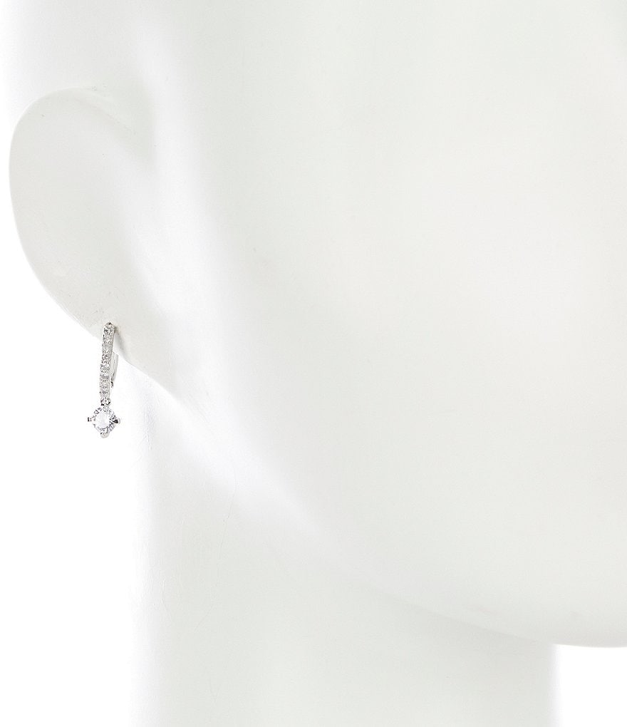 Cezanne Drop Hoop Earrings