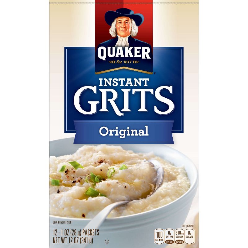Quaker Instant Grits Original Packets - 12ct