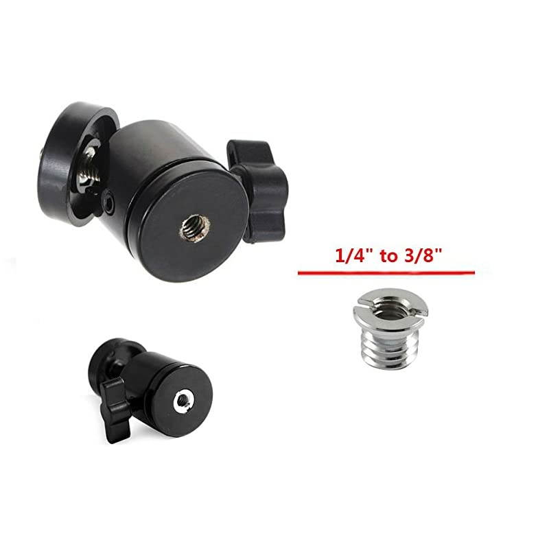 14 Swivel Mini Ball Head Screw Tripod Mount for DSLR Camera Camcorder Light Bracket