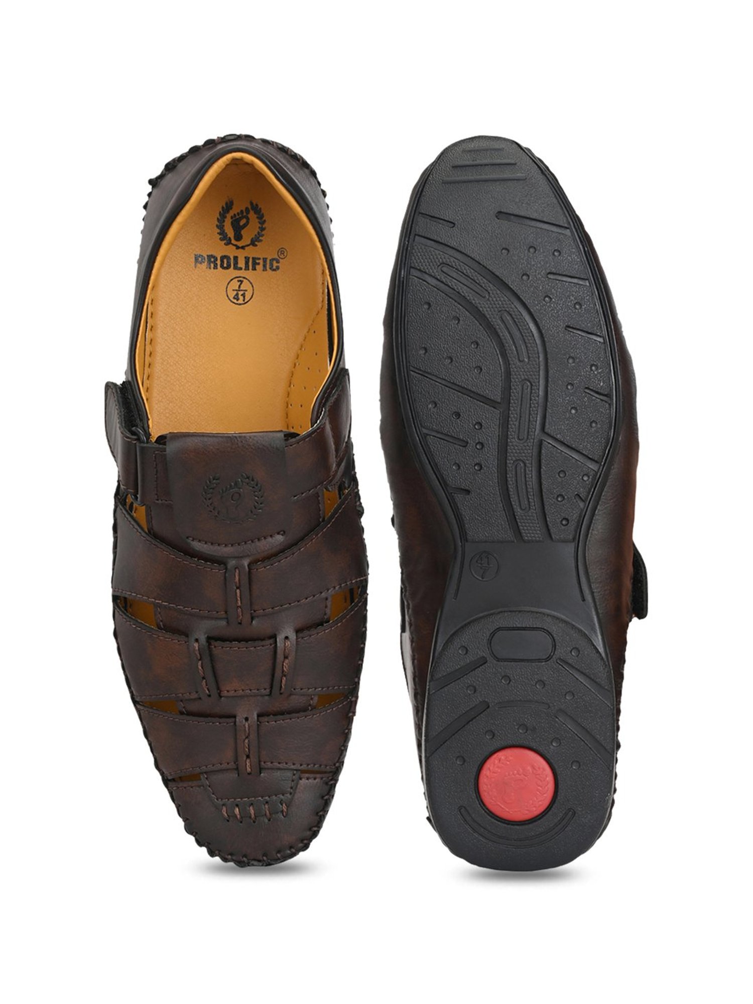 Prolific Dark Brown Fisherman Sandals