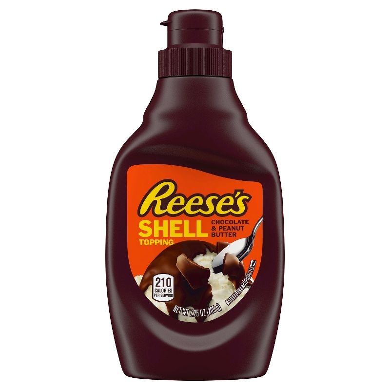 Reese's Shell Chocolate & Peanut Butter Topping - 7.25oz