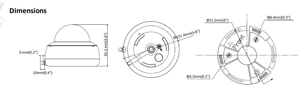 Hikvision DS-2CD2141G1-IDW1 2.8mm lens 4MP WIFI Security Network Dome Camera IR 30M Waterproof With SD card slot H.265+ CCTV IP Camera