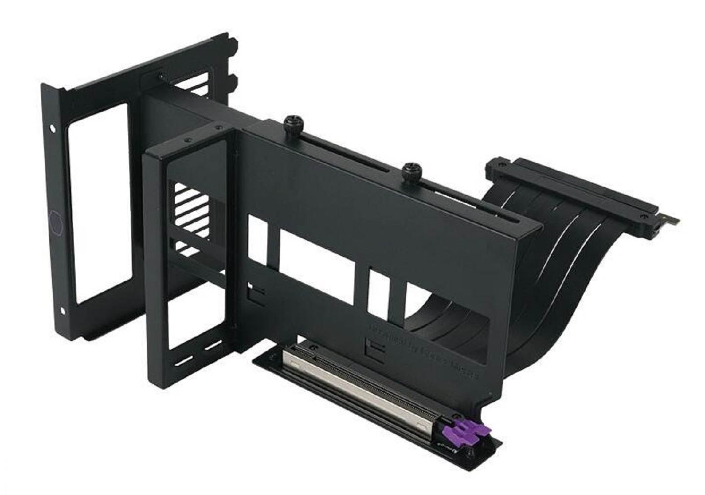 Cooler Master UNIVERSAL VERTICAL Graphics Card Holder KIT VER.2 with 165mm/6.5in Riser Cable,For Full Tower / Standard ATX Chassis with at least 7 available PCI slots