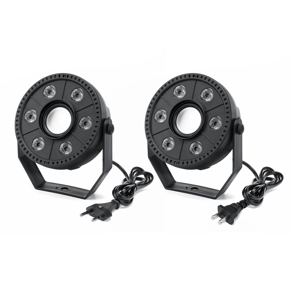 RGB LED Stage Light Lamp For Party With bluetooth Speaker Auto Voice Control US Plug