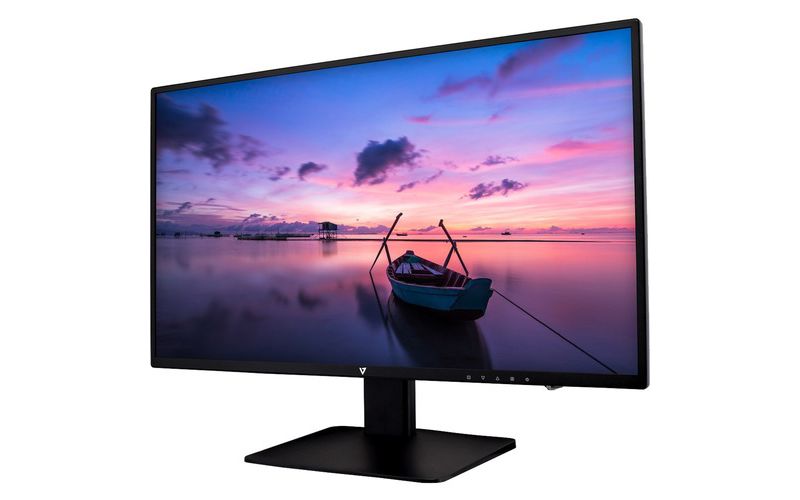 V7 L238E-2N 23.8" Full HD LED LCD Monitor - 16:9 - Black - 1920 x 1080 - 16.7 Million Colors - 250 Nit - 5 ms - DVI - HDMI - VGA - DisplayPort