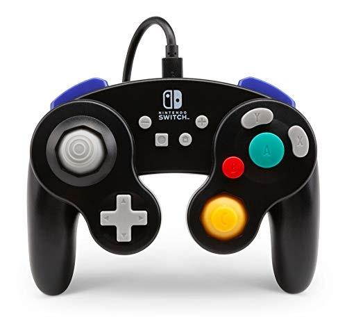 powera wired controller for nintendo switch  gamecube style: black  nintendo switch
