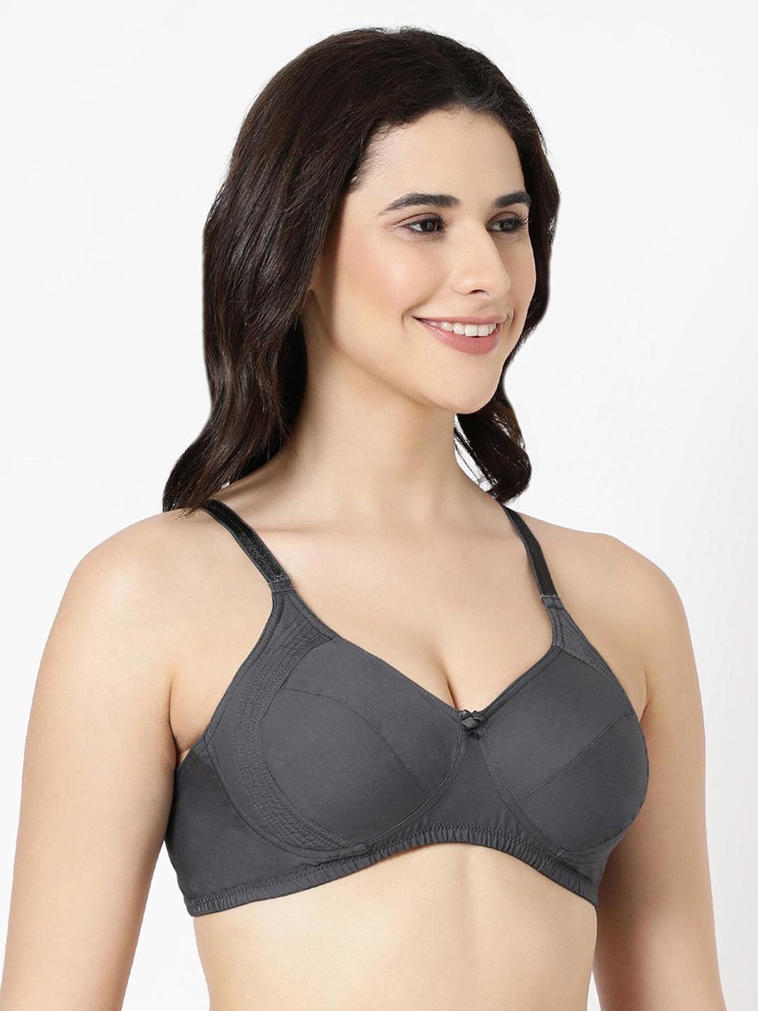BLOSSOM Grey Full Coverage Shaper Bra