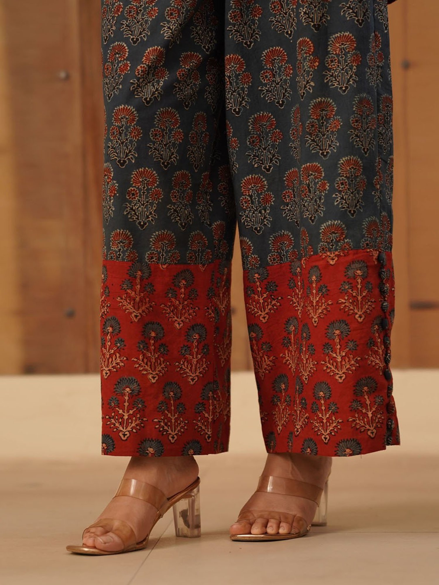 Love Chic Ajrakh Cotton Palazzo