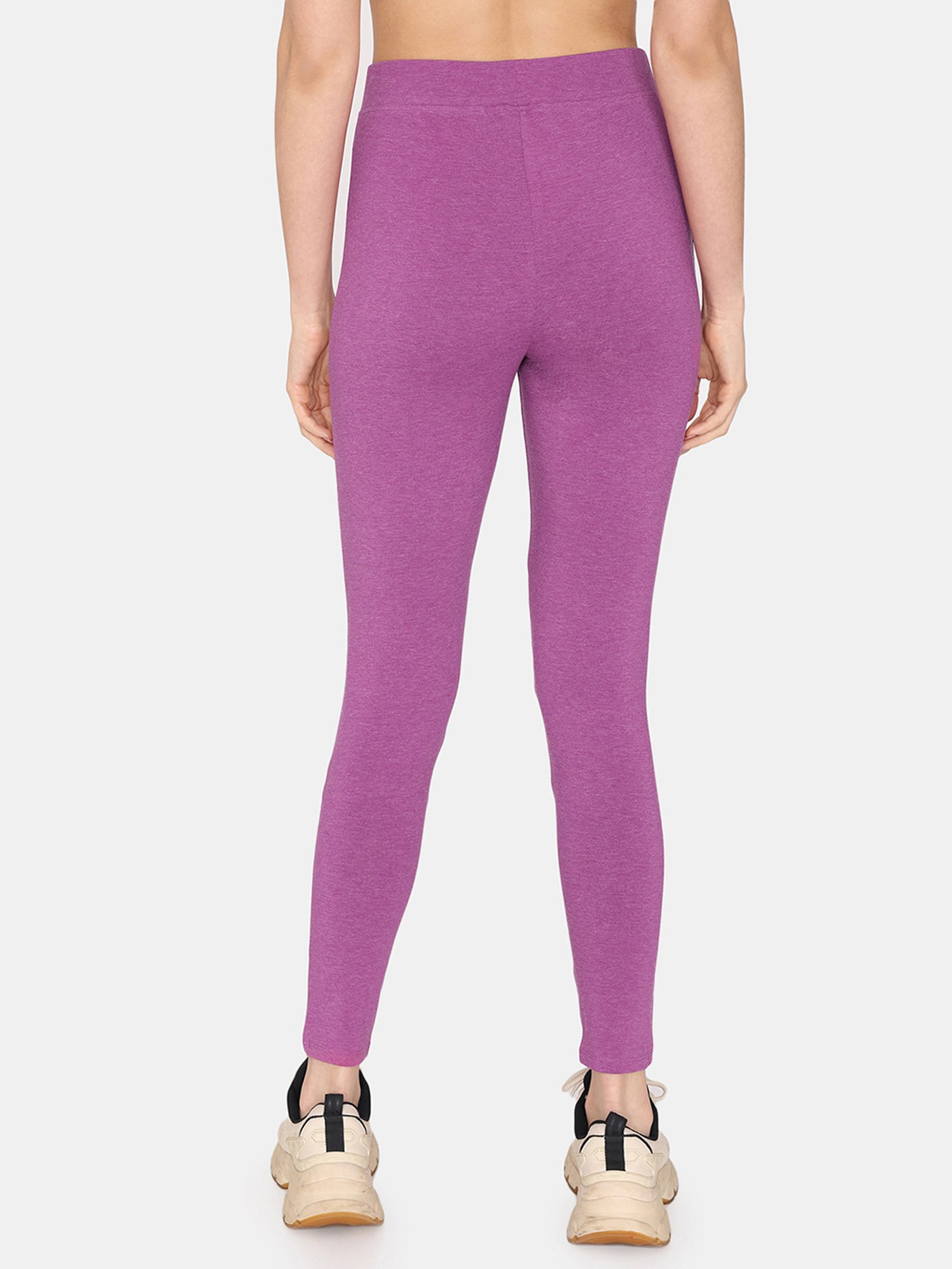 Rosaline by Zivame Purple Tights