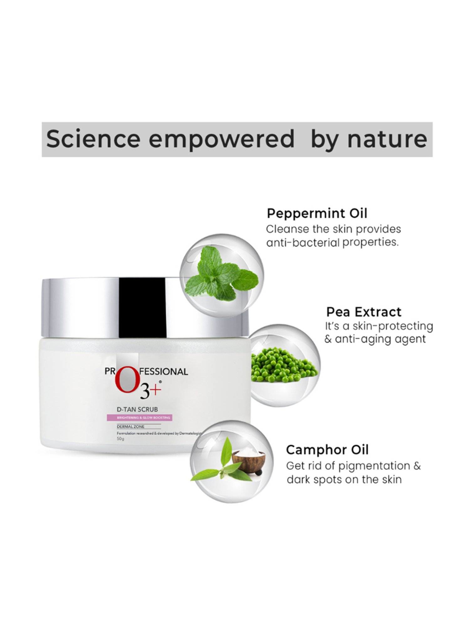 O3+ D-Tan Scrub - 50 gm