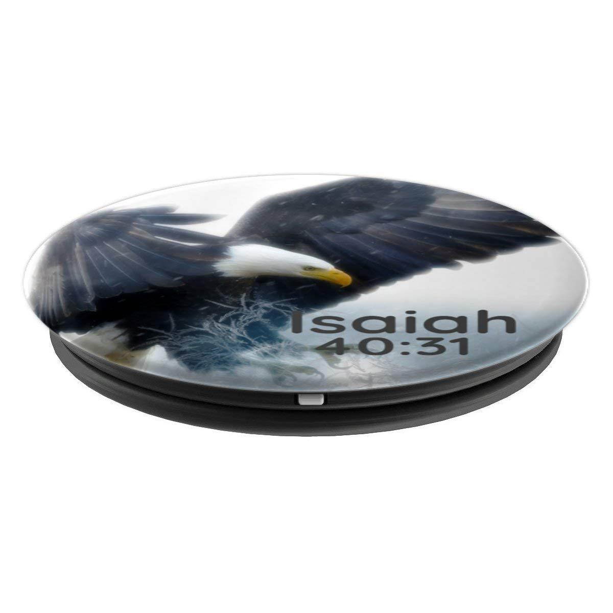 Isaiah 40:31 Christian Bible Scripture Eagle Design - PopSockets Grip and Stand for Phones and Tablets
