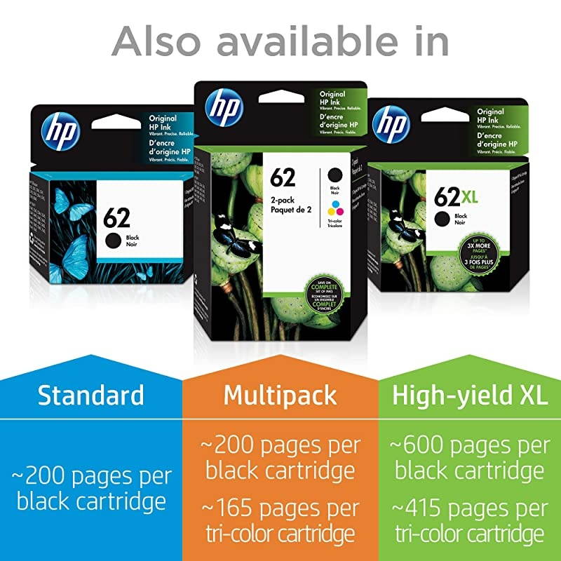 62 | Ink Cartridge | Tricolor | C2P06AN Single
