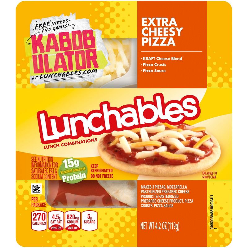 Oscar Mayer Lunchables Extra Cheesy Pizza - 4.2oz