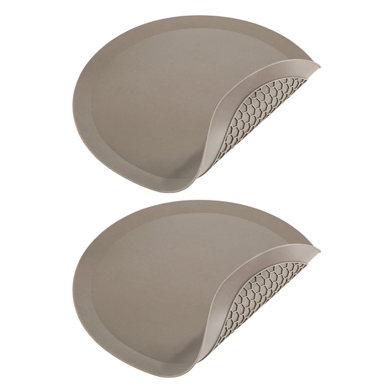 Prep Solutions Non Stick Heat Resistant Microwave Protective Hotpad Mat (2 Pack)