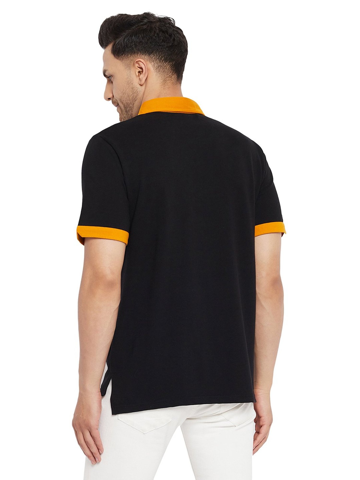 Hypernation Black Polo T-Shirt