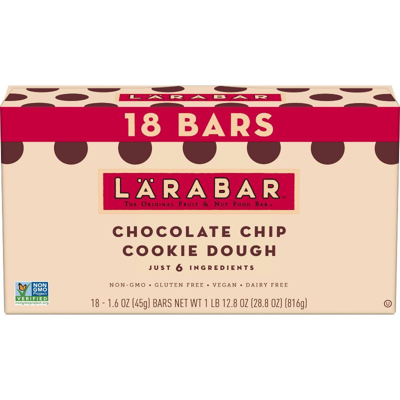 Larabar Choc Chip Cookie Dough - 28.8oz/18ct