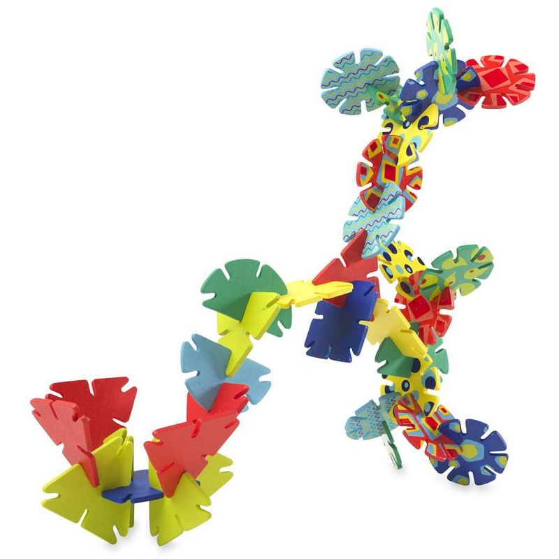 HearthSong - Connectagons 480-Piece Deluxe Building Set for Individual or Collaborative Geometric Art for Kids