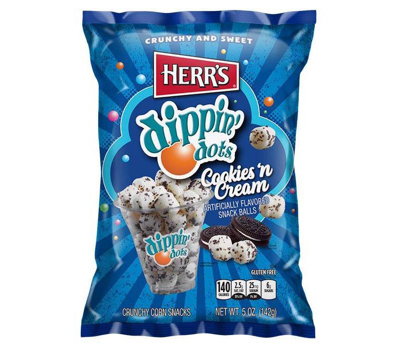 HERR'S Funnel Cake Flavored Snack balls - 6oz