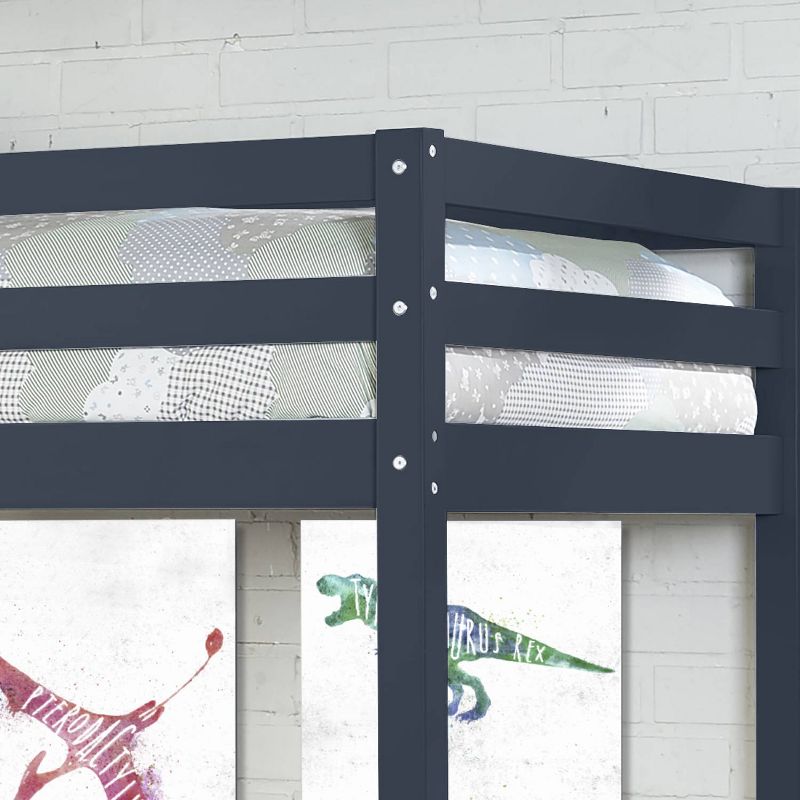 Twin Caspian Loft Bed Navy - Hillsdale Furniture