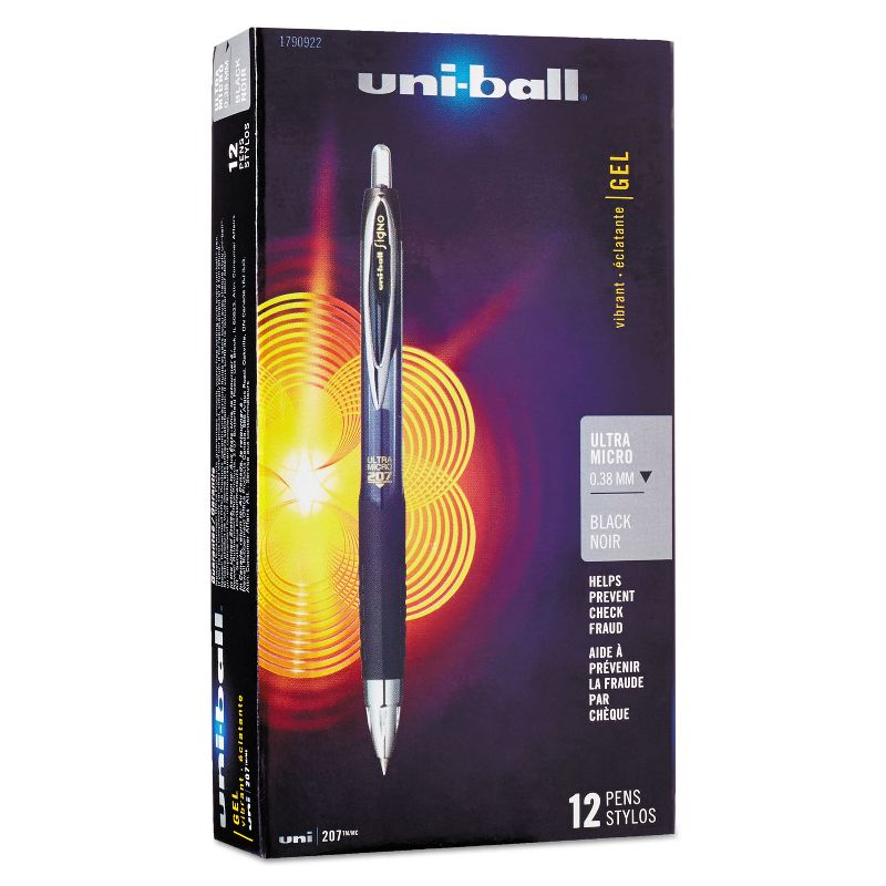 uni-ball 207 Signo Ultra Series .38mm Black Dozen 1790922