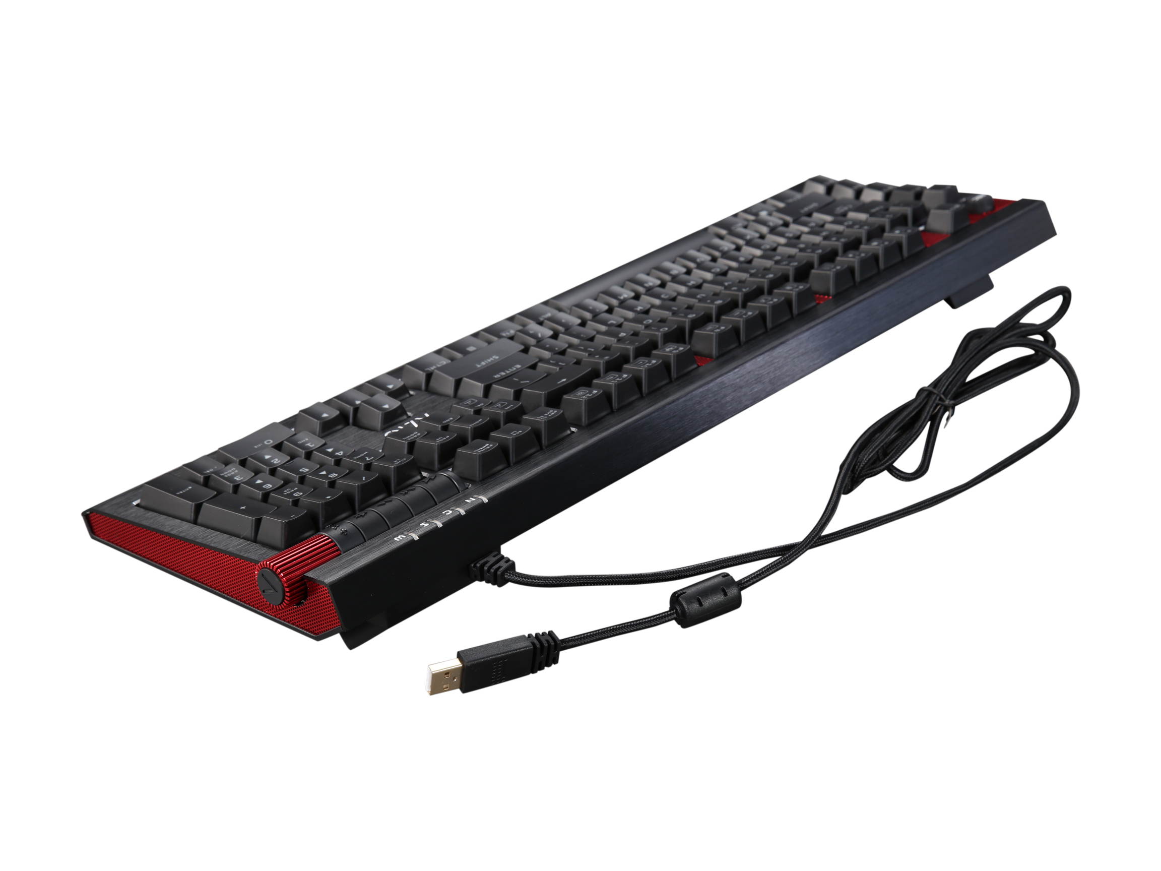 High Performance Gaming Keyboard and Mouse Combo, LED Rainbow Backlit USB Wired Computer Keyboard 104 Key, Spill-Resistant Design, Ergonomic Wrist Rest Keyboard Mouse Set for Windows PC Gamer - Black