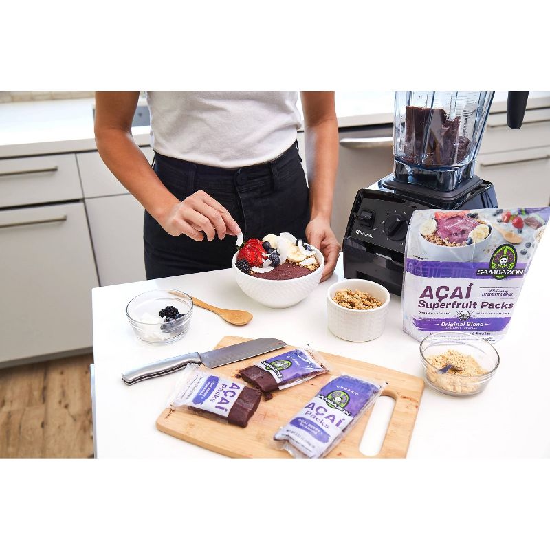 Sambazon Açaí Original Blend Superfruit Frozen Smoothie Packs - 400g