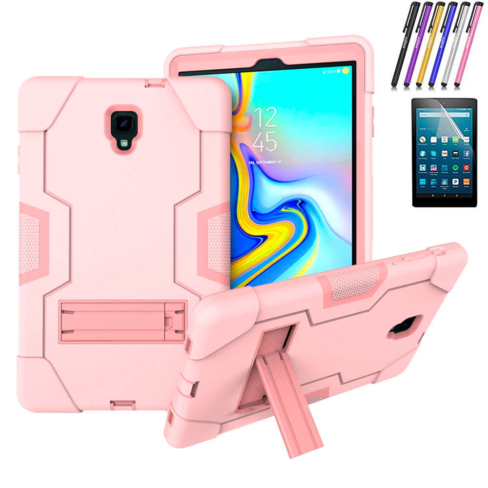 Galaxy Tab A 10.5 2018 Case,Mignova 3 Layer Heavy Duty Hybrid Shockproof Silicone+Hard PC Bumper Full-Body Protective Case Cover with Stand for Samsung Galaxy Tab A 10.5 SM-T590/T595