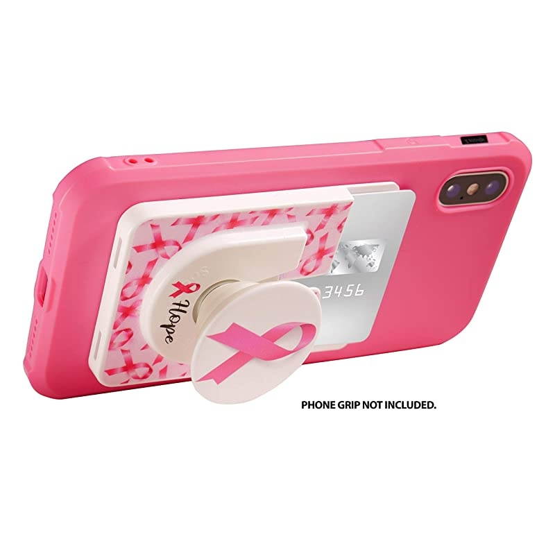 Phone Credit Card Holder &ndash;Phone Wallet Stick On &ndash; Phone Back Pocket &ndash; StickOn Wallet Cellphone &ndash; Phone ID Wallet &ndash; iPhone Cardholder &ndash; Cell Phone with Wallet Case