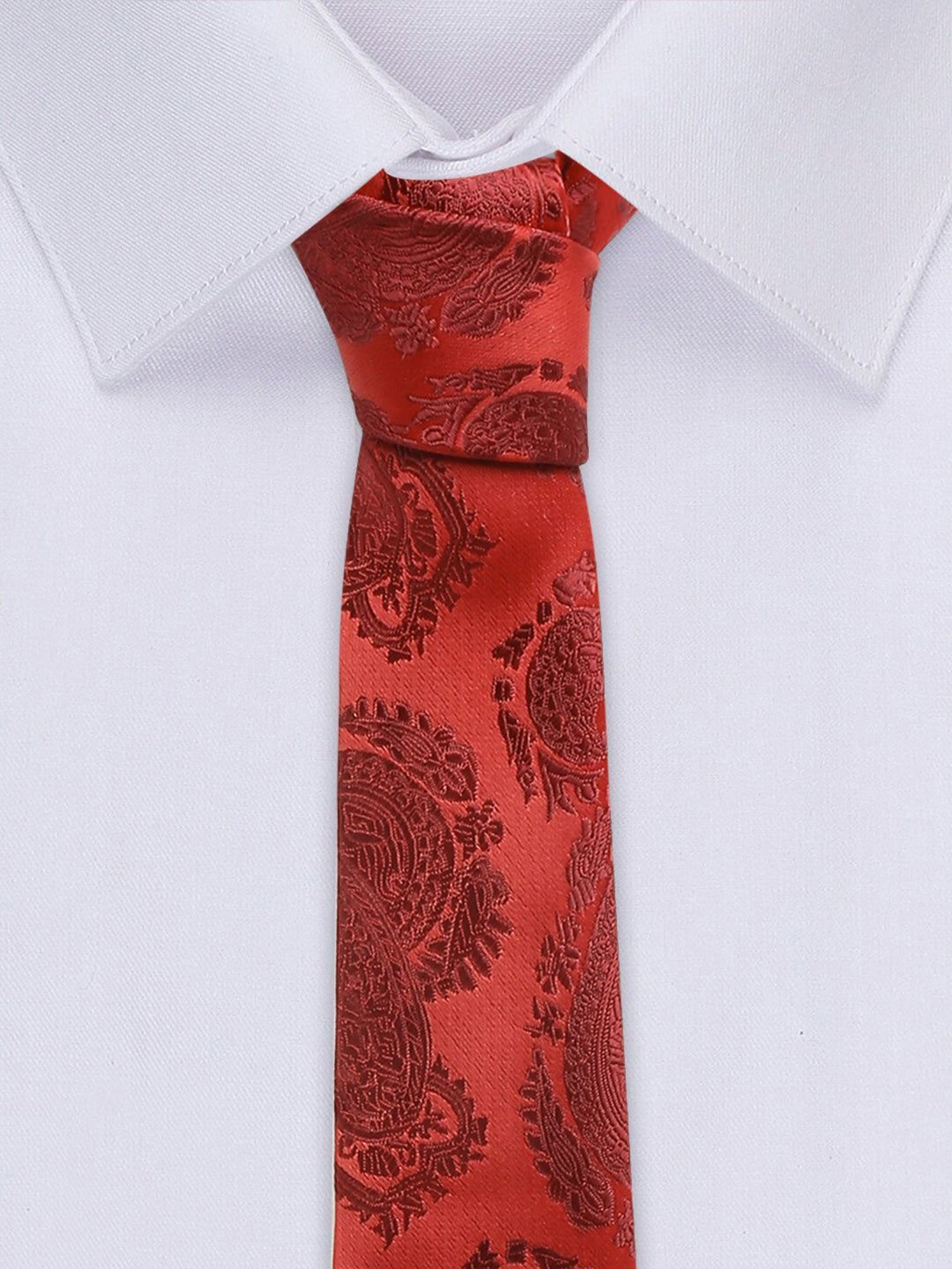Louis Stitch Red Printed Necktie Gift Set - Set of 3