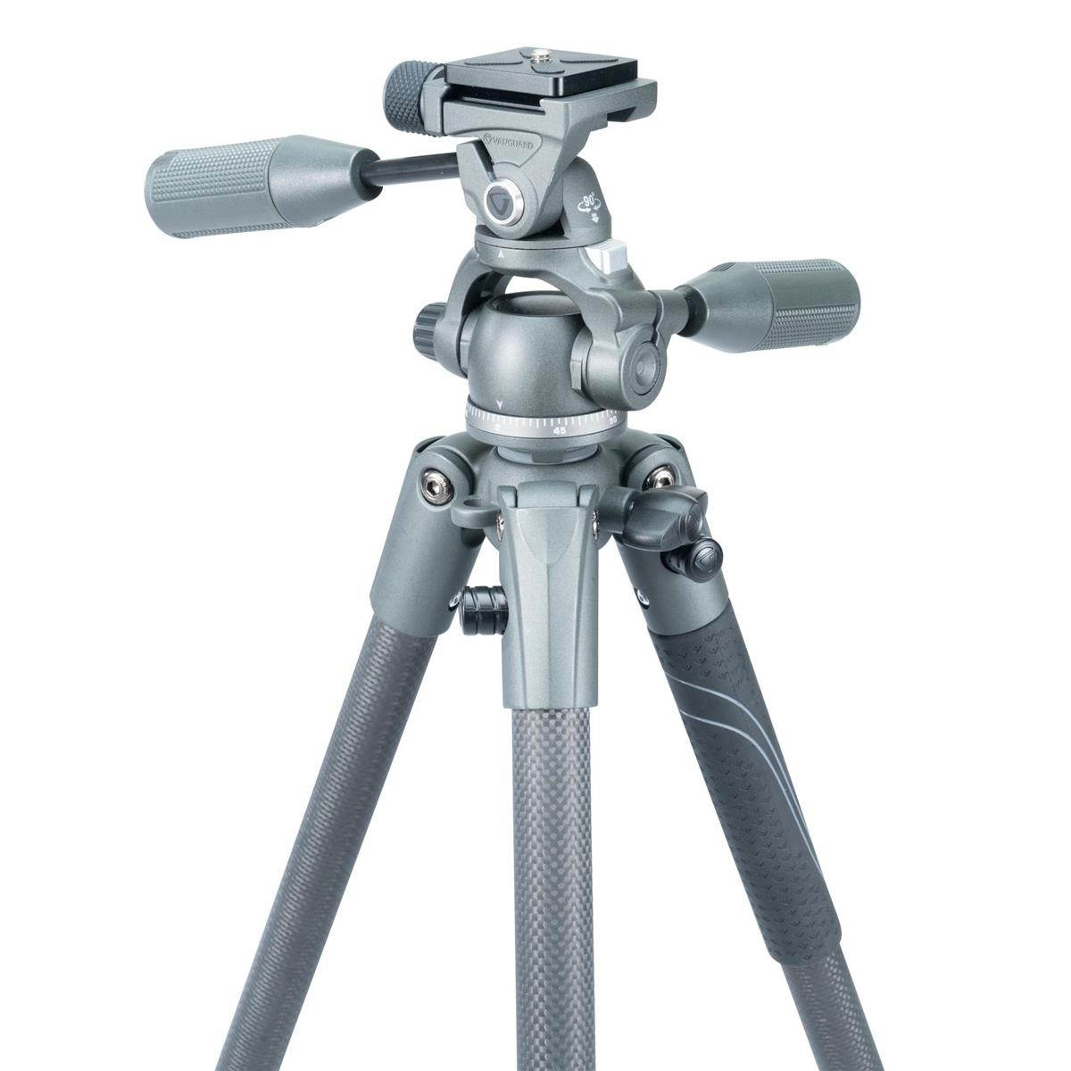 Vanguard VEO 2 PRO 233CPV Kit, CF Tripod, PH-38 Pan Head, 11 lb Capacity, Black