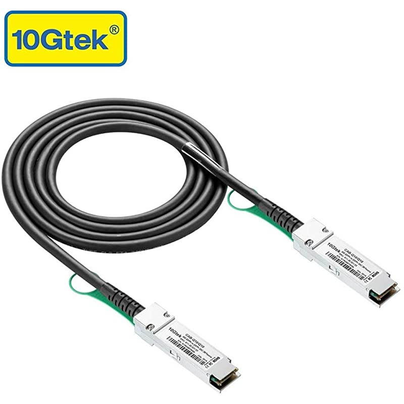 QSFP+ DAC Cable BASECR4 Passive Direct Attach Copper Twinax QSFP Cable for Cisco QSFPHCU5M Supermicro Open Switch Devices 5Meter165ft