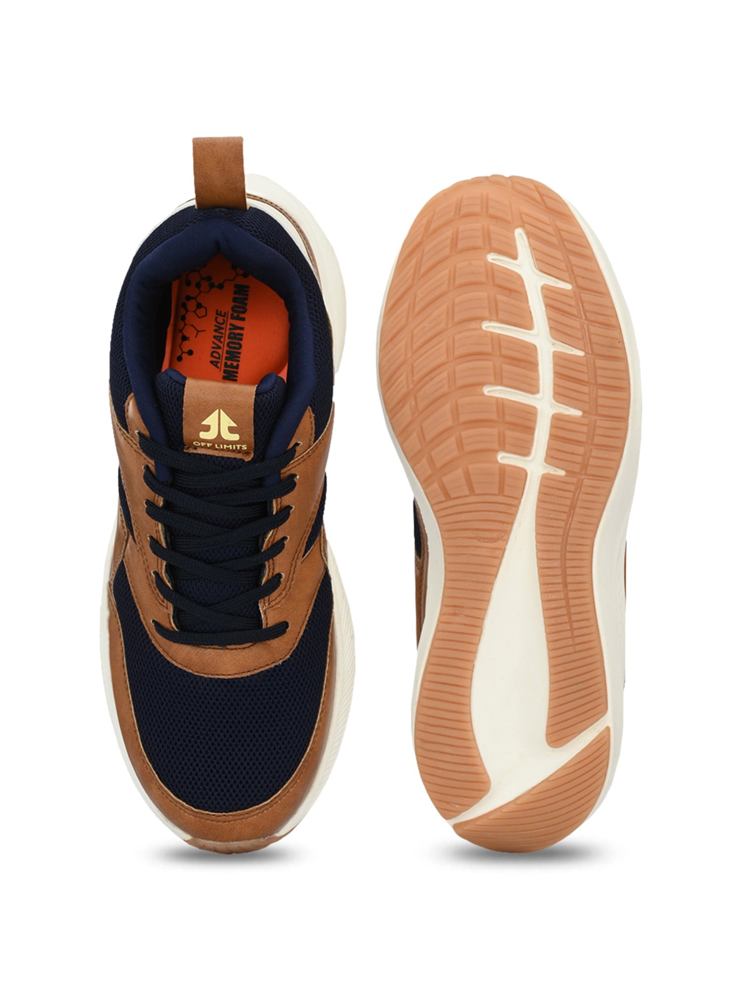 OFF LIMITS Men's STUSSY Tan & Navy Running Shoes