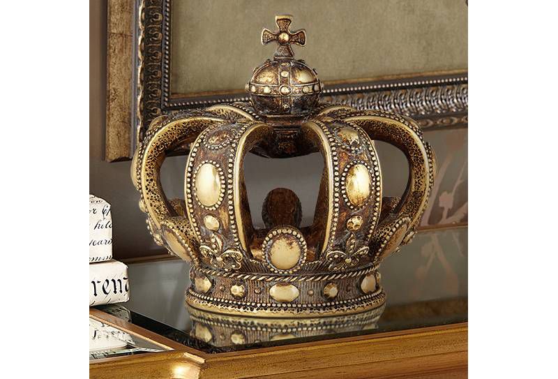 Kensington Hill Copper and Gold 6 3/4" High Crown Sculpture