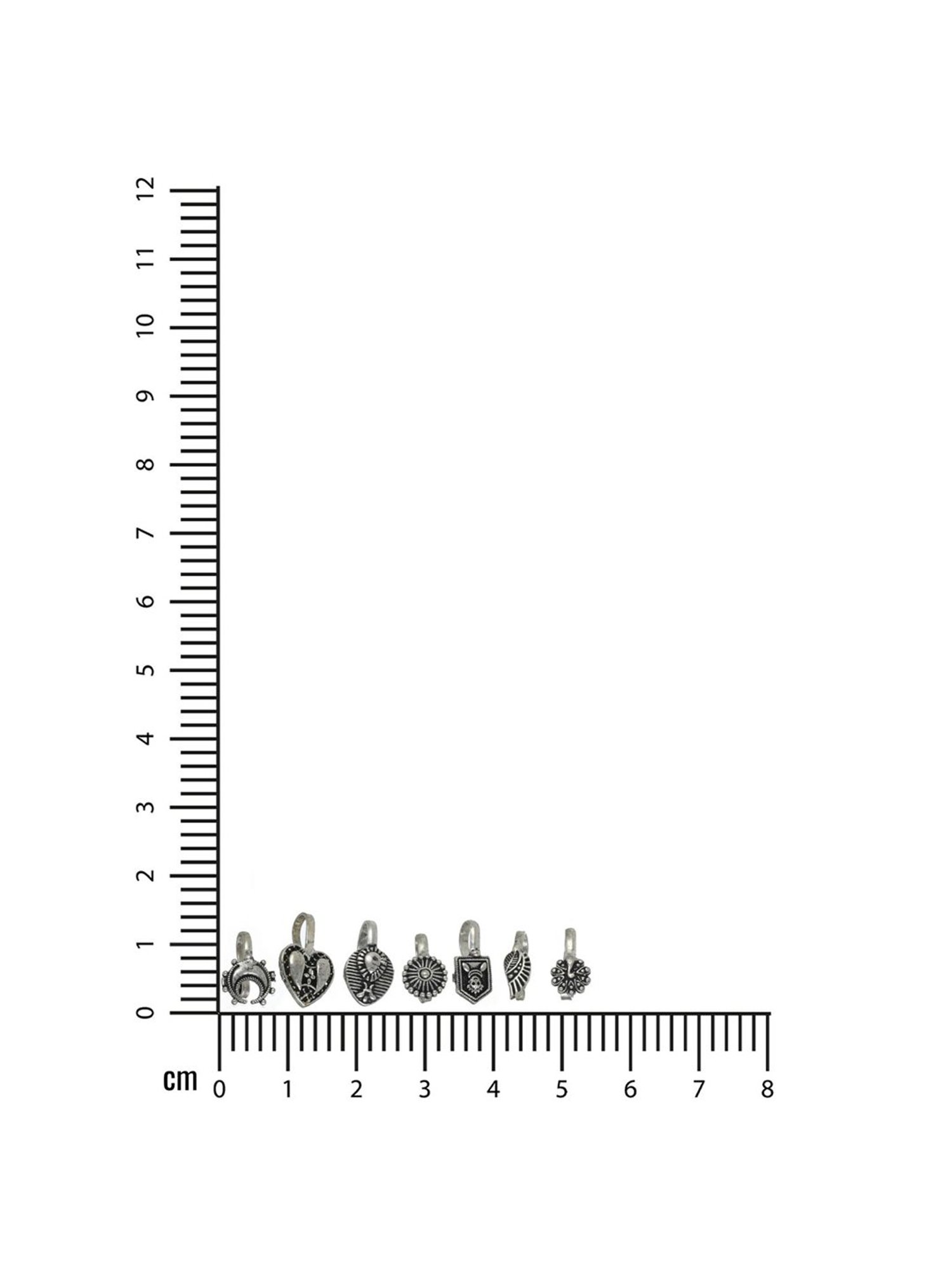 Teejh Aahna Silver Nose Ring