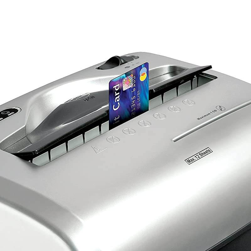 AU1217XB 12-Sheet Professional Crosscut Paper Shredder with Pullout Basket