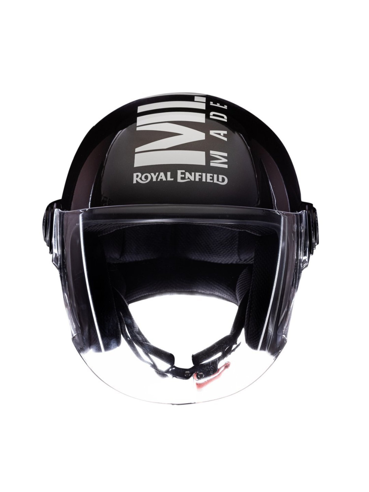 Royal Enfield Gloss Black MLG Open Face Helmet - L