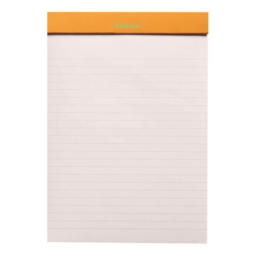 Rhodia Color A5 No. 16 Premium Stapled Lined Notepad, 70 Sheets, 6 x 8 1/4 - Anis Green