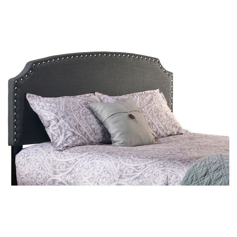 California King Lani Upholstered Bed Rails Included Dark Linen Gray - Hillsdale Furniture