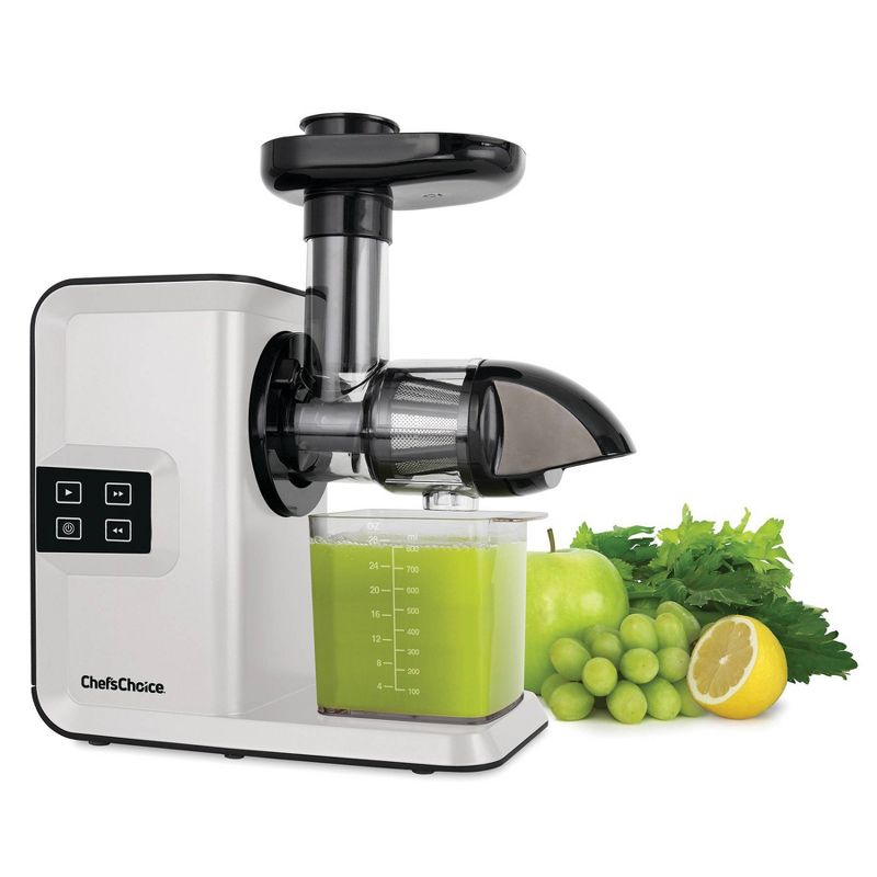 Chef's Choice Horizontal Masticating Juicer - White