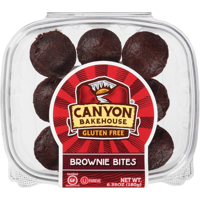 Canyon Bakehouse Gluten Free Brownie Bites - 6.35oz