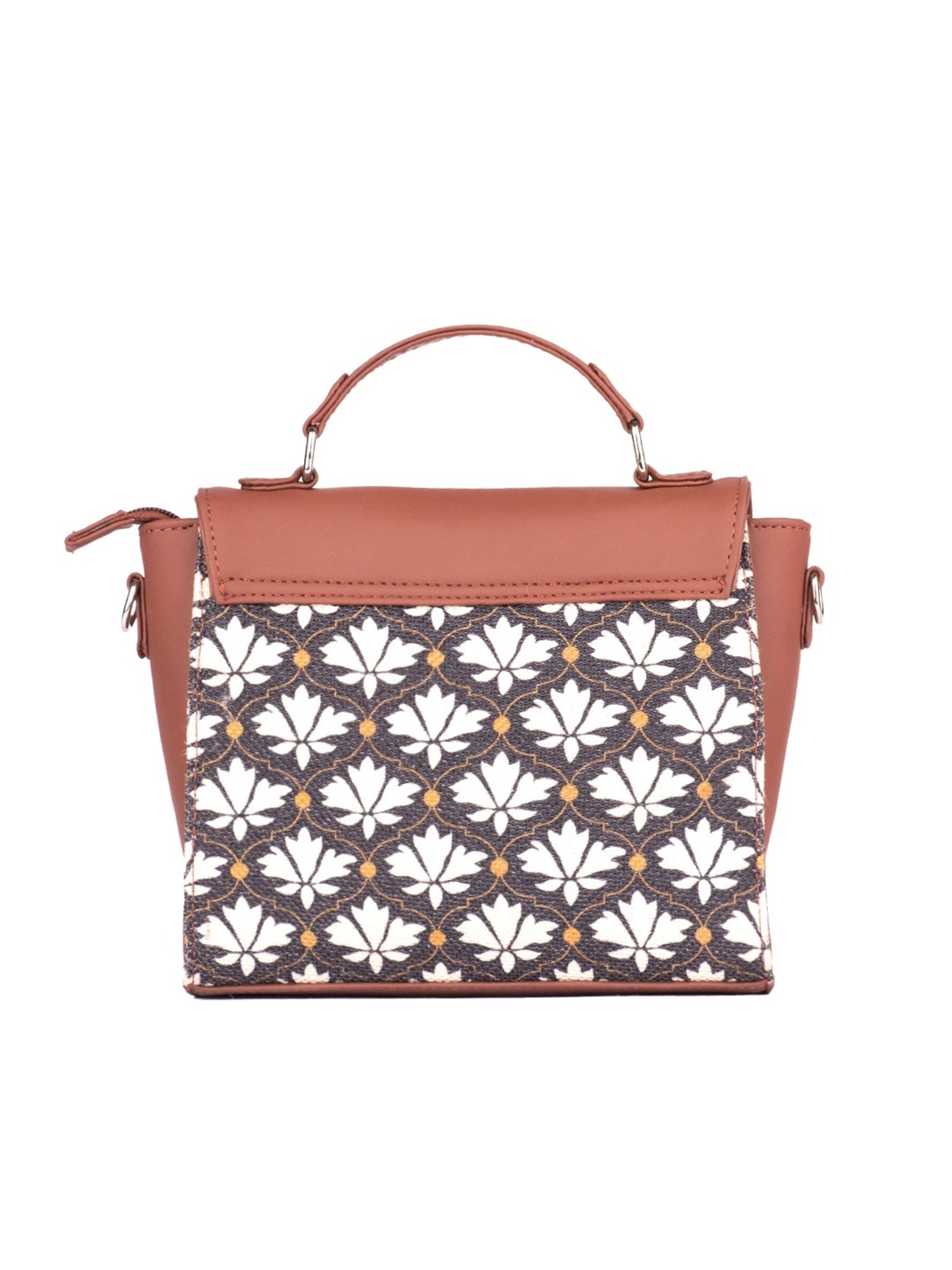 ZOUK Multicolor Printed Satchel Handbag