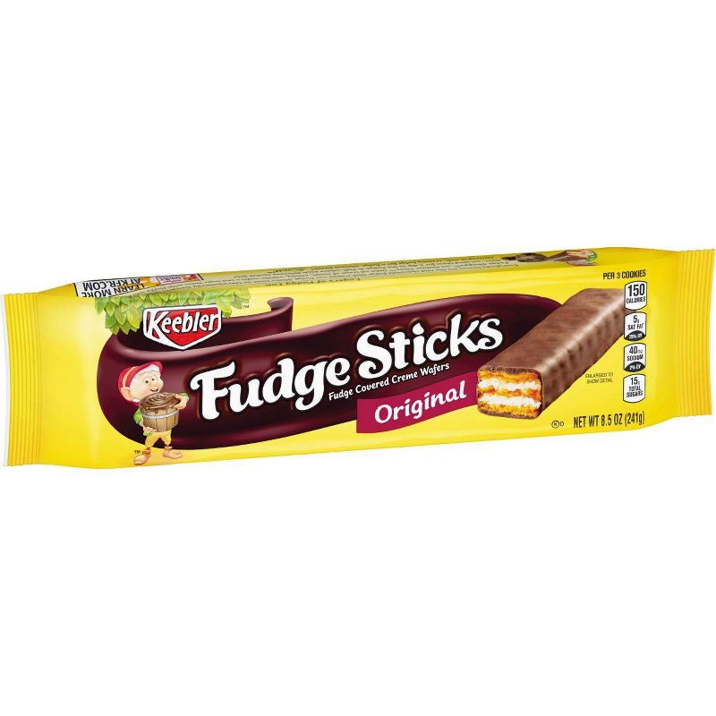 Keebler Fudge Sticks Original Fudge Covered Crème Wafers - 8.5oz