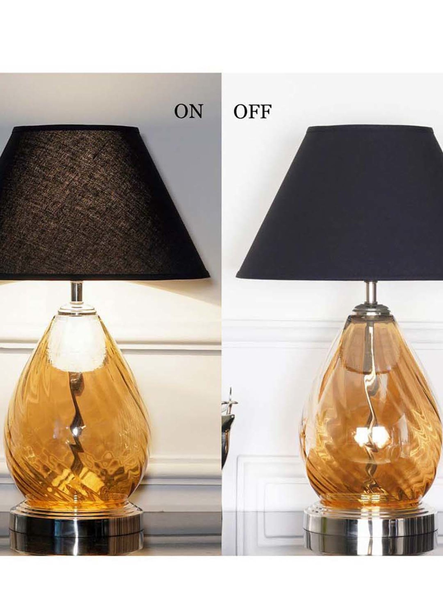 Kapoor E Illuminations Green Study Table Lamp - Set of 1