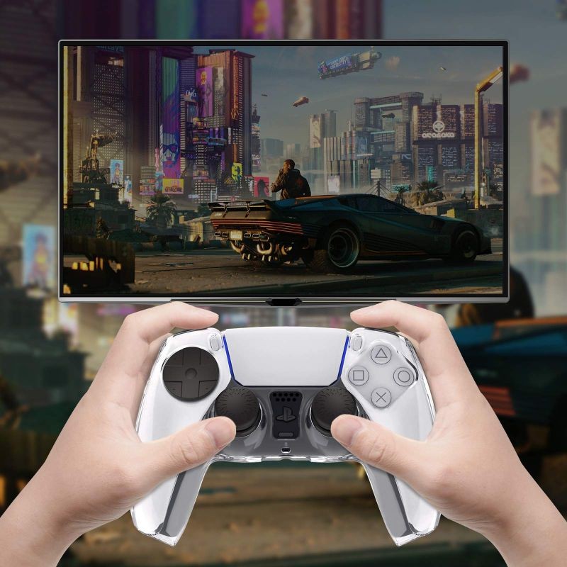 Carrying Case with Protective Cover for PS5 DualSense Wireless Controller,  Accessories Kit Including Travel Case, Hard Shell, Thumb Stick Caps, Trigger Extensions for Playstation 5 Controller