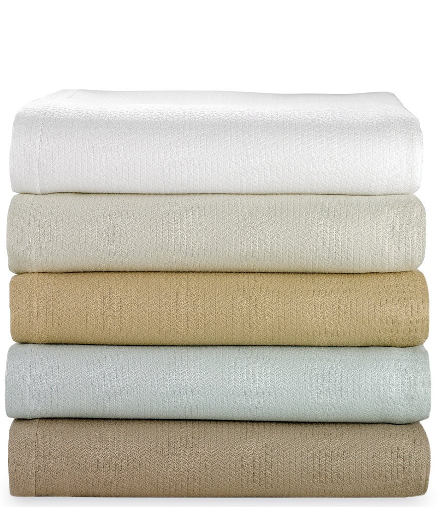 Noble Excellence Villa Herringbone Cotton Bed Blanket
