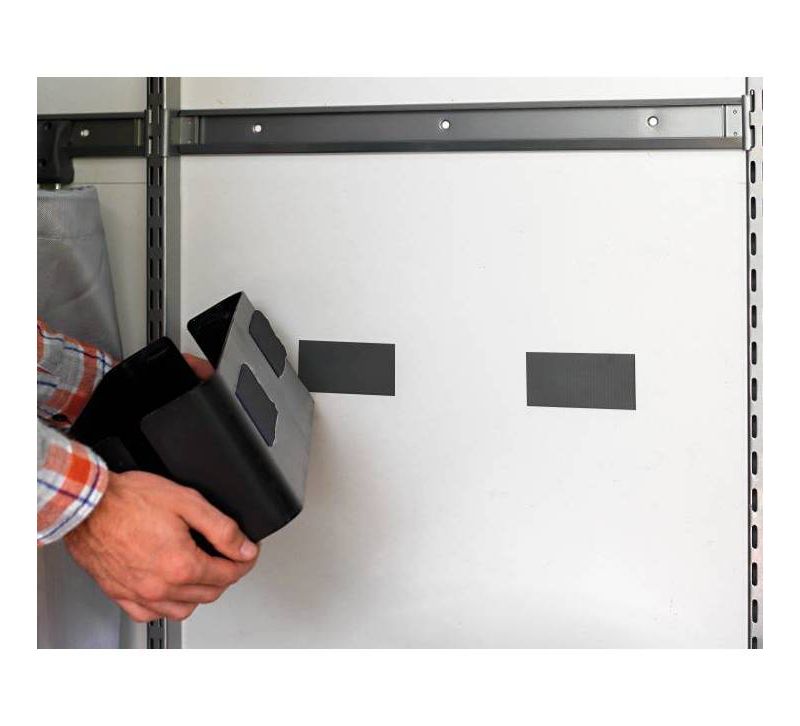 VELCRO 2ct 4'X2" Industrial Strength Strips Black