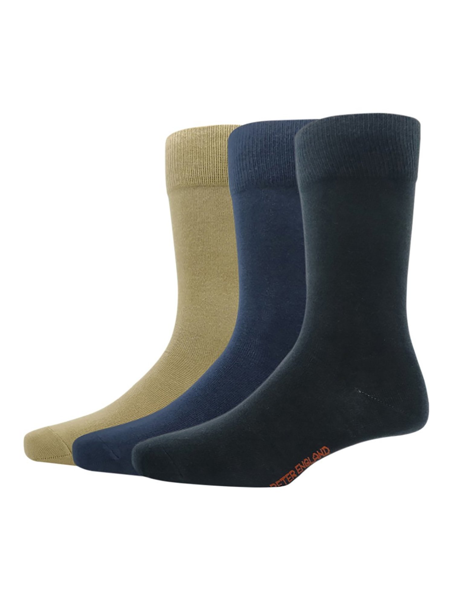 Bonjour Brown and Black Socks (Pack Of 2)