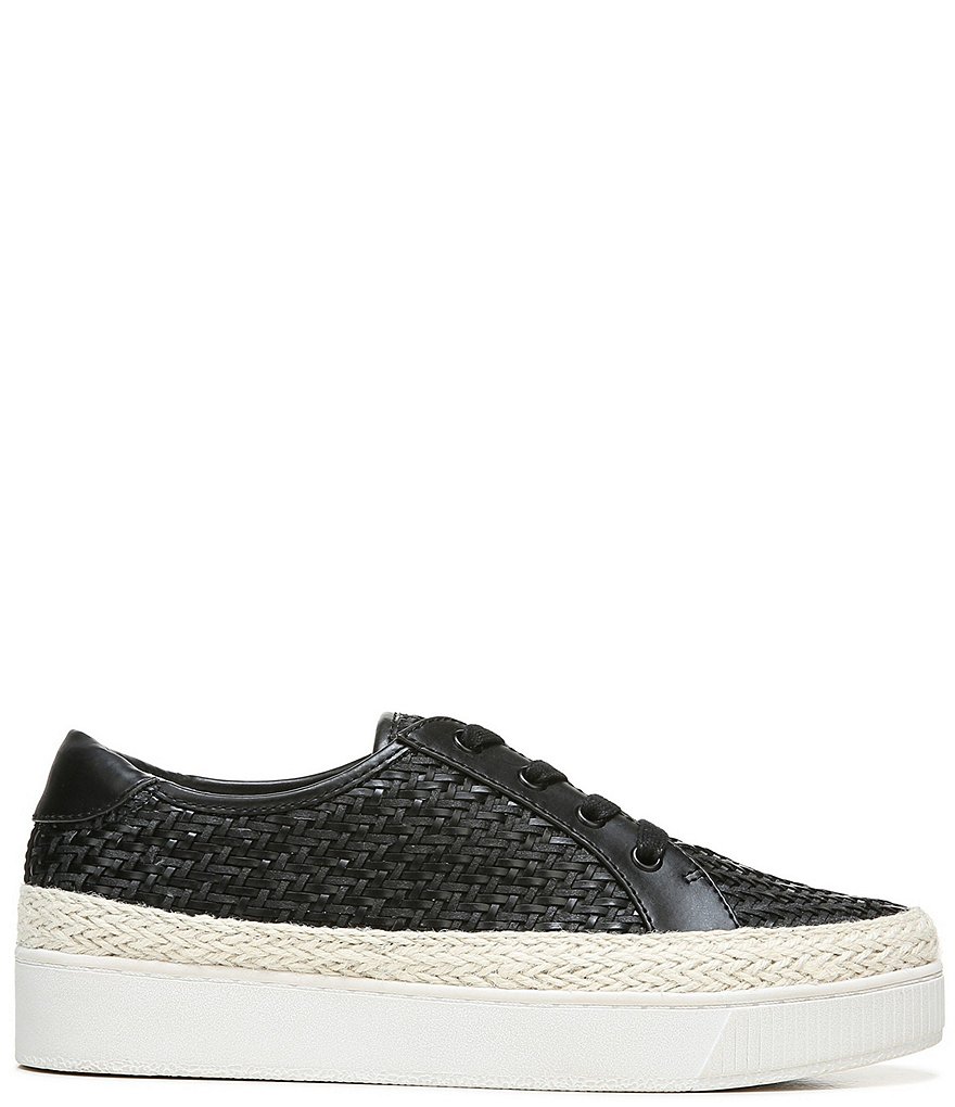 Franco Sarto Hyria Woven Lace-Up Platform Sneakers